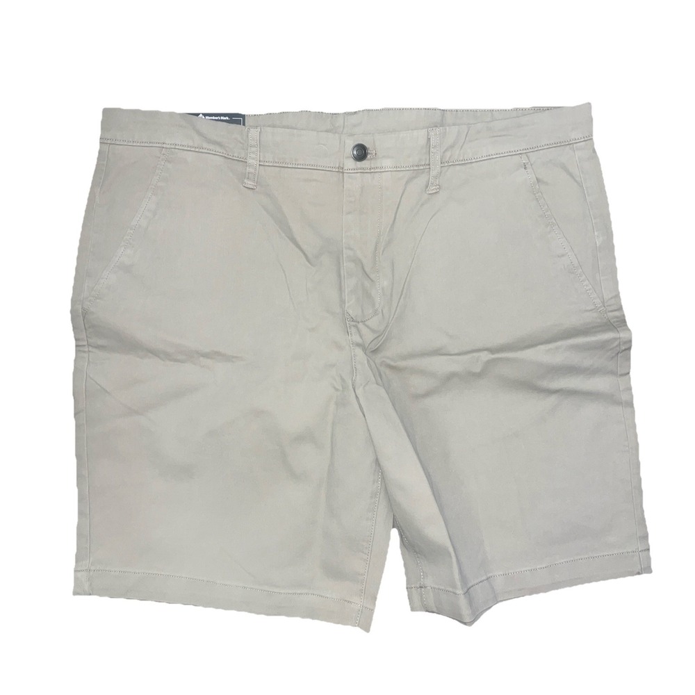 (Khaki, 38) Member's Mark Men's Everyday Stretch Flat Front Short